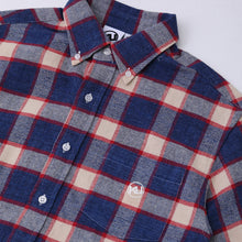 画像をギャラリービューアに読み込む, KU Original CHECK SHIRT RED×NAVY