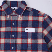 画像をギャラリービューアに読み込む, KU Original CHECK SHIRT RED×NAVY