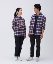 画像をギャラリービューアに読み込む, KU Original CHECK SHIRT RED×NAVY