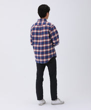 画像をギャラリービューアに読み込む, KU Original CHECK SHIRT RED×NAVY