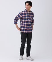 画像をギャラリービューアに読み込む, KU Original CHECK SHIRT RED×NAVY
