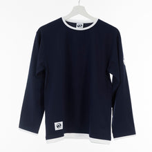 画像をギャラリービューアに読み込む, KU Original Long Sleeve T-shirt Navy