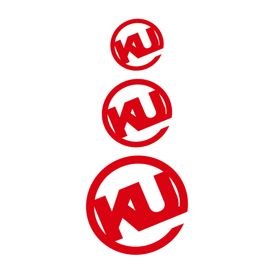 KU Original Stickers 3Piece SET  RED